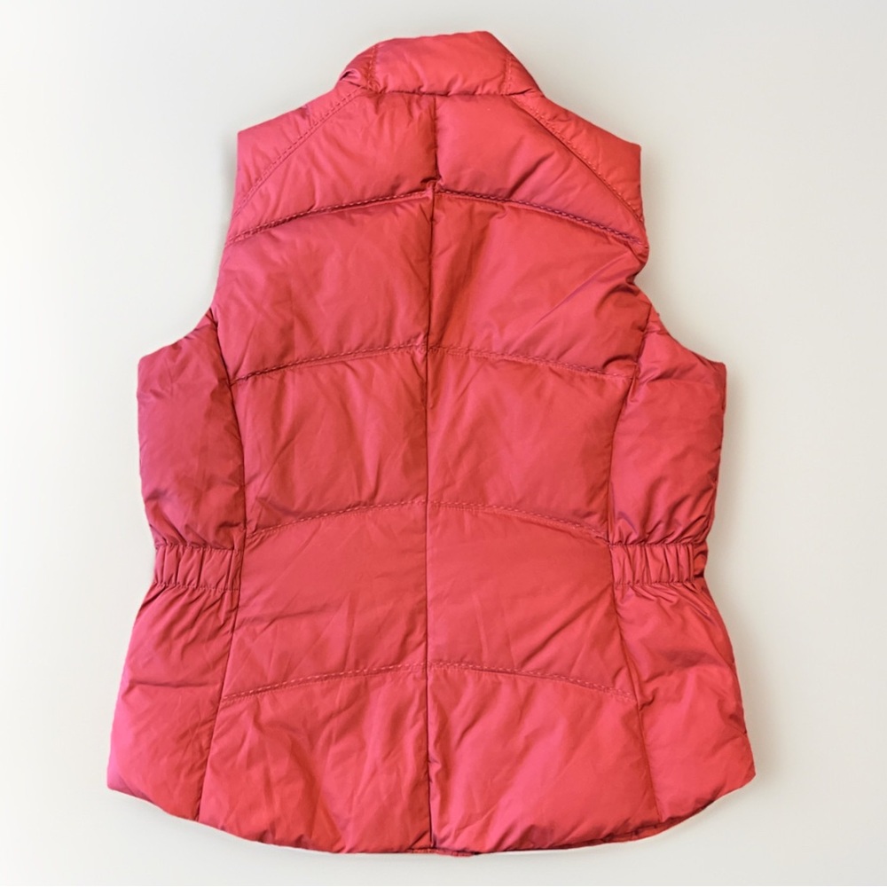 Eddie Bauer Vintage | Goose Down |Burgundy | Puffer Vest Women’s S - Picture 6 of 10